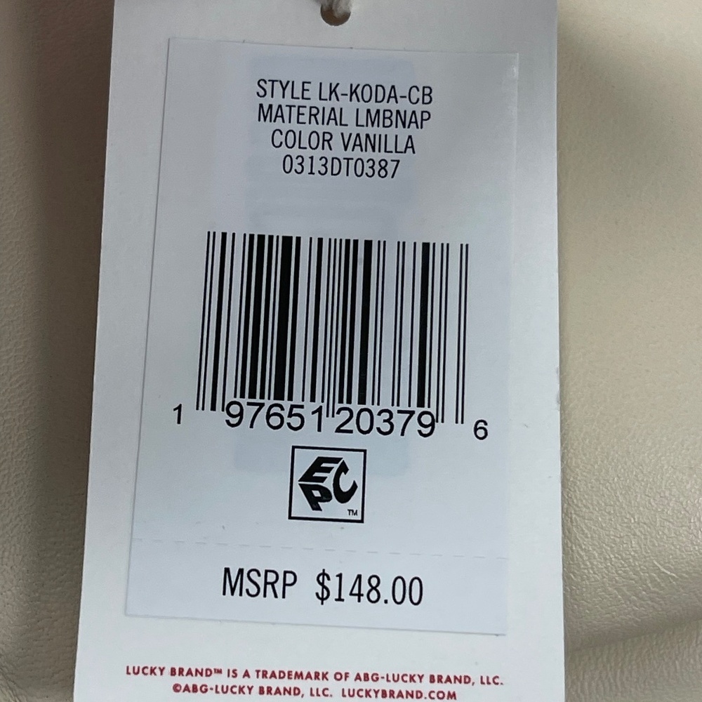 Lucky Brand Koda Crossbody Bag, Vanilla - NWT - Picture 6 of 7